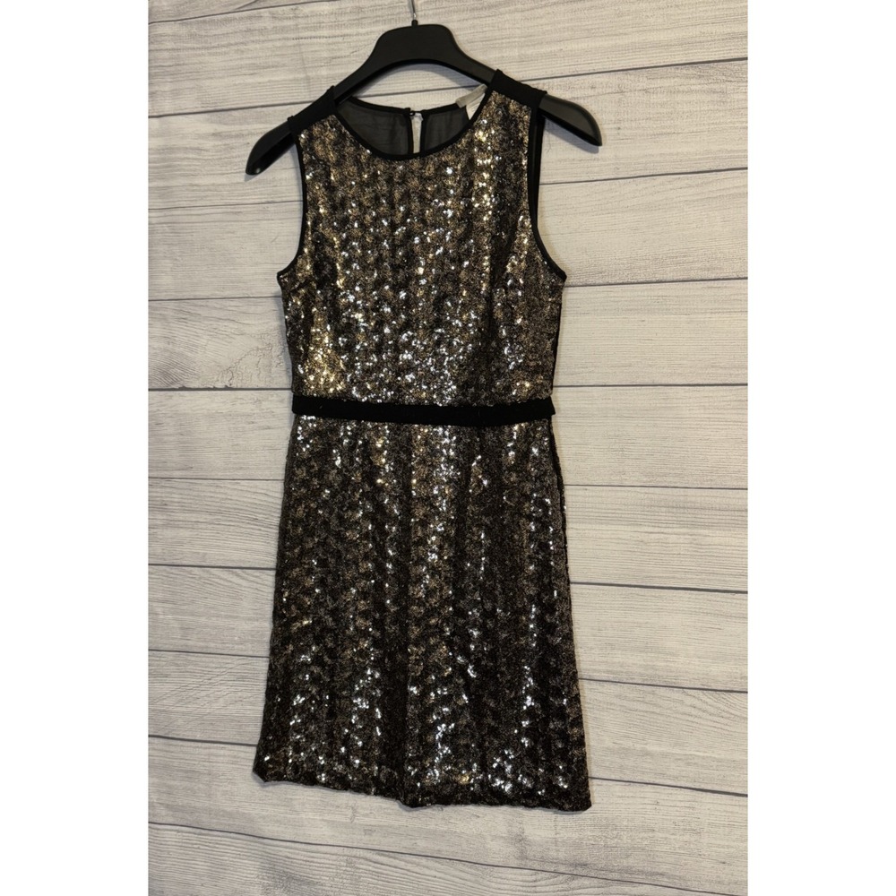 Women's/Juniors Black & Gold Sequin Cocktail Dress – One‎ Clothing – Size XS